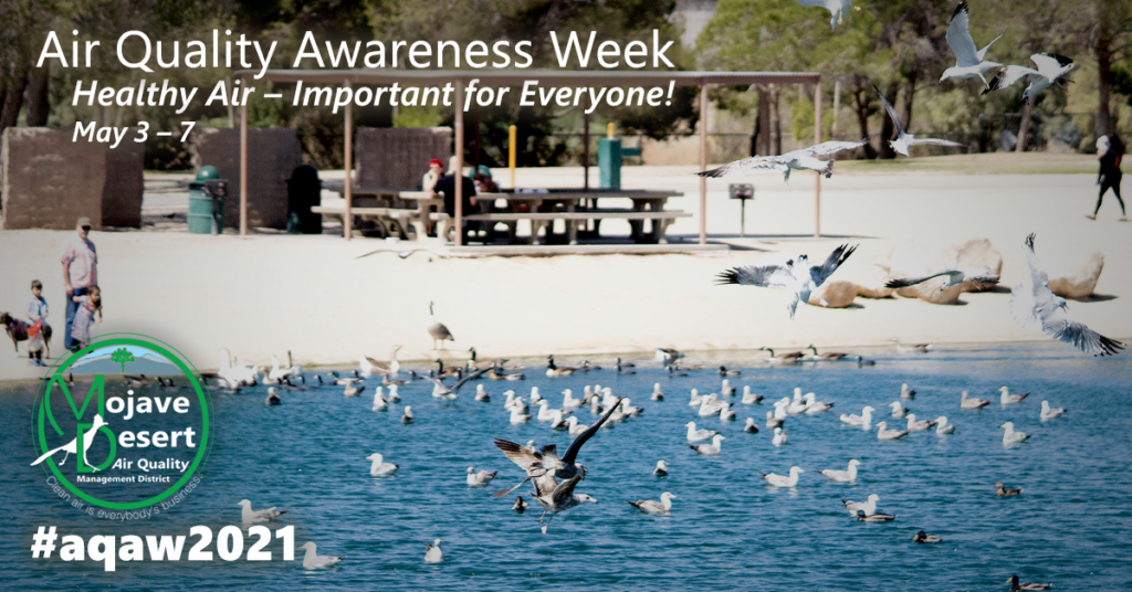 The 2021 theme for Air Quality Awareness Week is, "Healthy Air — Important for Everyone!"